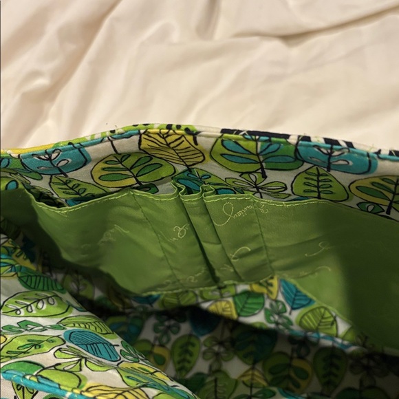 Vera Bradley Retired Limes Up Floral Messenger Shoulder Bag - Picture 6 of 7